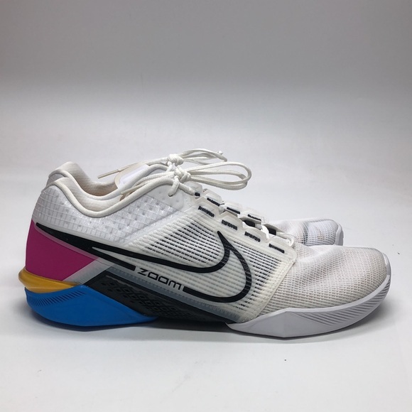 Mens Nike Zoom Metcon Turbo 2 White/Blue/Purple DH3392-109 NWOB - Picture 2 of 5